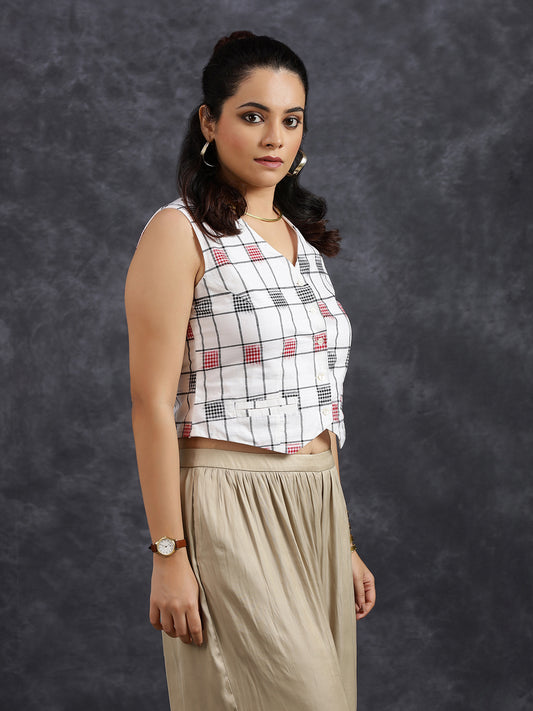 Sambalpuri Ikat Handloom Waistcoat 2.0
